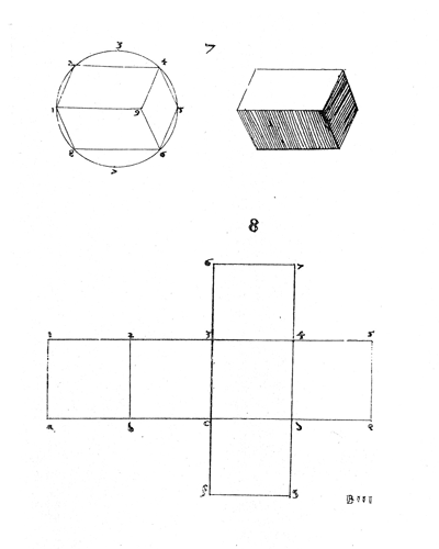 construction of Cube 
from Augustin Hirschvogel's GEOMETRIA, 1543